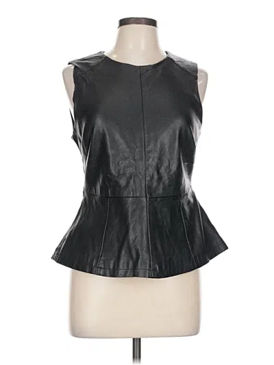 Pre-owned Quinn Sleeveless Blouse In Black