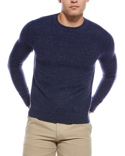 Quinn Solid Cashmere Crewneck Sweater In Blue