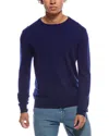 Quinn Solid Cashmere Crewneck Sweater In Blue
