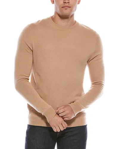 Quinn Solid Cashmere Crewneck Sweater In Brown