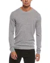 Quinn Solid Cashmere Crewneck Sweater In Gray