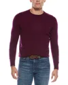 Quinn Solid Cashmere Crewneck Sweater In Purple