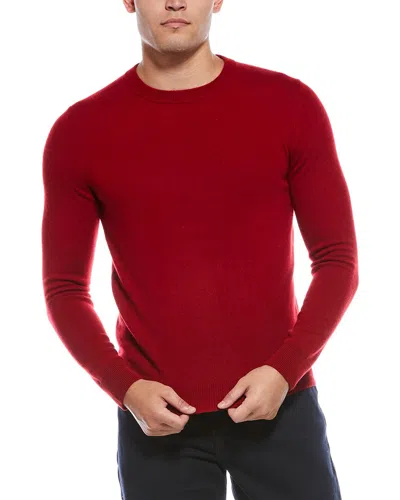 Quinn Solid Cashmere Crewneck Sweater In Red