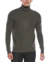 Quinn Solid Cashmere Turtleneck Sweater In Green
