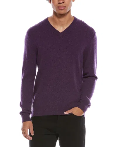 QUINN SOLID CASHMERE V-NECK SWEATER