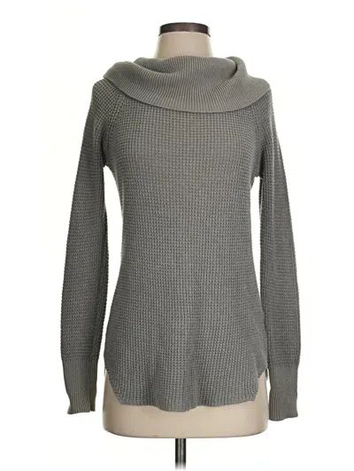 Pre-owned Quinn Turtleneck Sweater In Gray