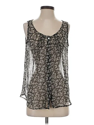 Pre-owned Quintessential Sleeveless Blouse In Black