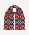 Quinton Chadwick Women's Brushed Block Autumn Berry Scarf