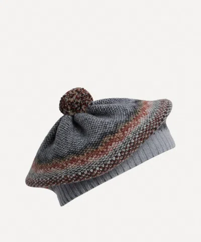 Quinton Chadwick Women's Tweed Pattern Wool Beret