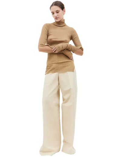 Quira Beige Turtleneck