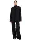 Quira Black Wool Blazer In Black