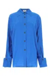 Quira Split Back Shirt With Unique Collar And Buttoned Cuffs