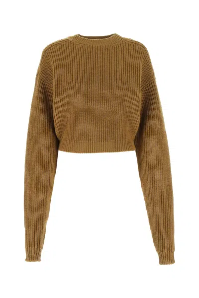 QUIRA QUIRA BROWN WOOL SWEATER