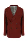 Quira Woman Suit Jacket Burgundy Size 10 Wool