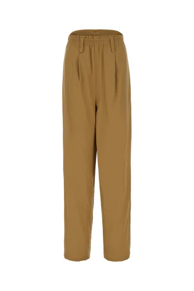 Quira Camel Wool Pants In Q0043