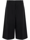 Quira Cut-out Tailored Shorts In Black