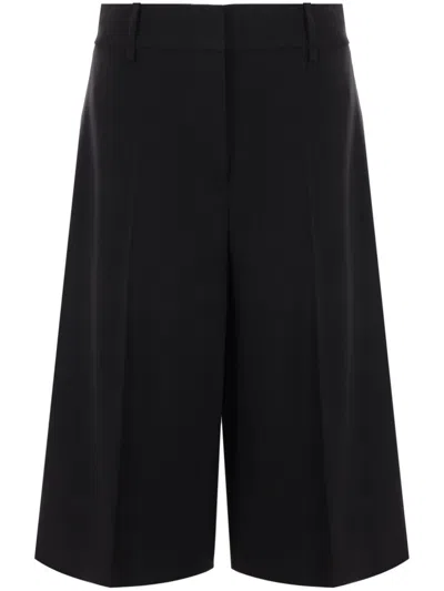 Quira Cut-out Tailored Shorts In Black