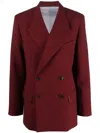 Quira Double-breasted Jacket In Red