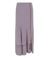 QUIRA DOUBLE UNDERSKIRT MAXI SKIRT