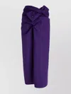 Quira Woman Midi Skirt Mauve Size 8 Cotton