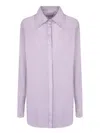 QUIRA QUIRA LONG SLEEVE SHIRT WITH REFINED COLLAR AND FABRIC