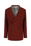 Quira Woman Suit Jacket Burgundy Size 10 Wool