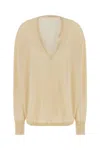 Quira Sand Wool Oversize Sweater