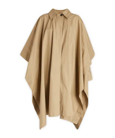 QUIRA QUIRA BUTTON DETAILED LAYERED LONG-SLEEED COAT