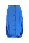 Quira Light-blue Crepe Flip It Up Skirt In Light Blue