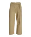 Quira Trousers With Belt Loops And Side Pocket In Green