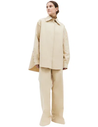 Quira Oversized Shirt In Beige