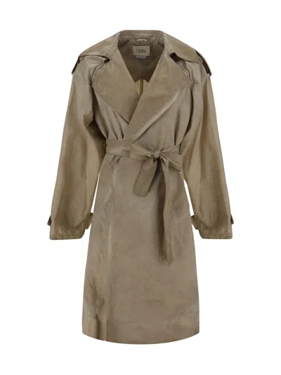 Quira Oversized Trench In Brown