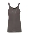 Quira Ribbed-knit Tank Top In Black