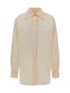 Quira Oversized Shirt In Rose Water