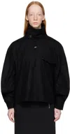 Quira Ssense Exclusive Black Boxy Jacket In Black