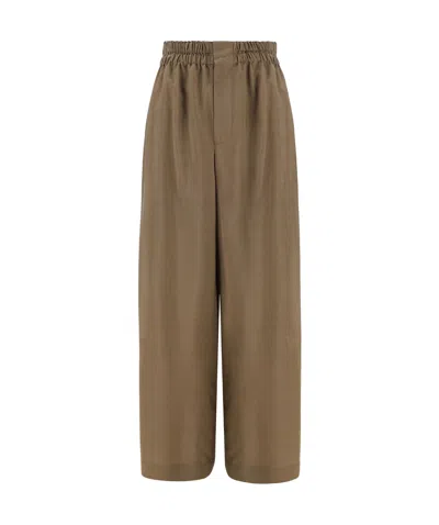 Quira Textured Wide Trousers