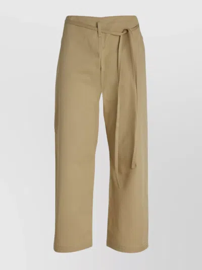 QUIRA TROUSERS WITH BELT LOOPS AND SIDE POCKET