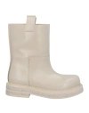 Quira Woman Ankle Boots Light Grey Size 8 Soft Leather