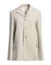 Quira Woman Blazer Beige Size 4 Wool In Beige