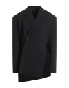Quira Woman Blazer Black Size 4 Virgin Wool In Black