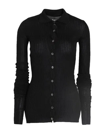 Quira Woman Cardigan Black Size S Cashmere, Silk