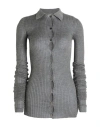 Quira Woman Cardigan Light Grey Size S Cashmere, Silk In Grey