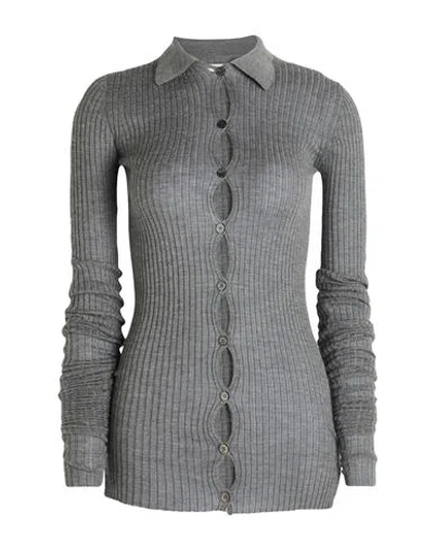 Quira Woman Cardigan Light Grey Size S Cashmere, Silk