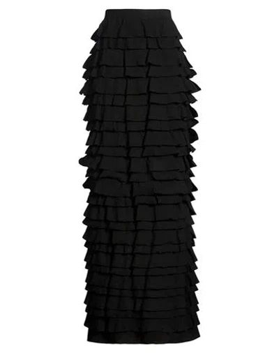 Quira Woman Maxi Skirt Black Size S Polyamide, Elastane