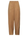 Quira Woman Pants Camel Size 4 Virgin Wool In Beige