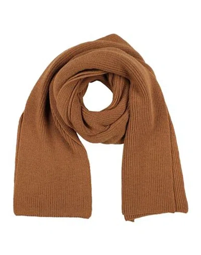 Quira Woman Scarf Camel Size - Virgin Wool In Beige