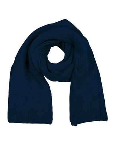 Quira Woman Scarf Midnight Blue Size - Virgin Wool