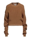 Quira Woman Sweater Khaki Size Xs Virgin Wool In Beige