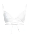 Quira Woman Top White Size 4 Cotton In White