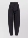 Quira Wool Pant With Tapered Leg And Pleated Design
